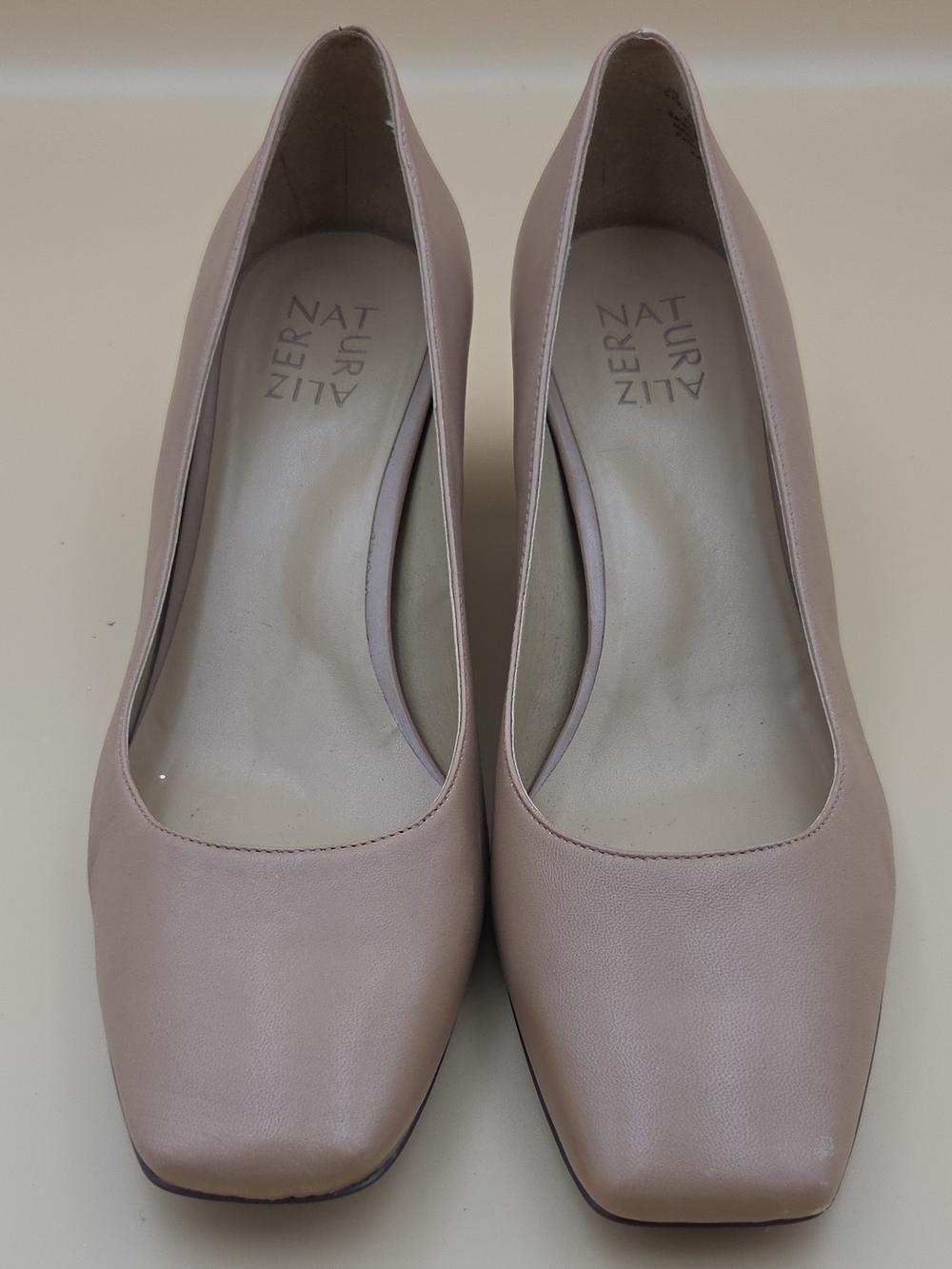 Naturalizer Blush Nude Leather Ballet Flats Size 9.5W